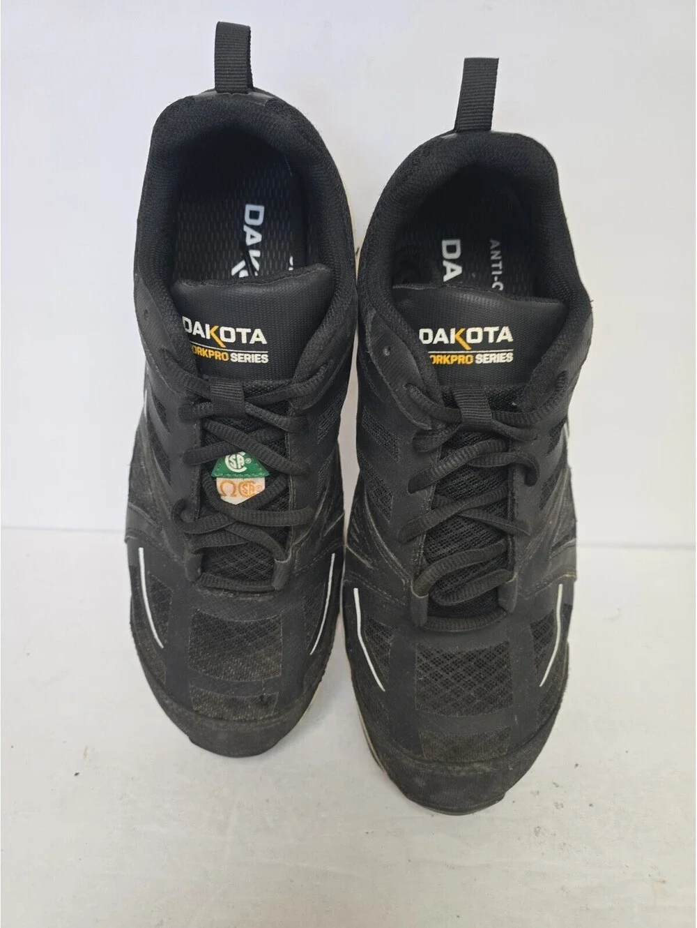DAKOTA Men's 3603 ATSP Quad Lite Athletic Work Shoes Black Size 8.5M
